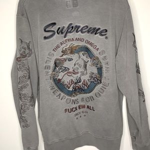 Supreme Dragon Overdied Hoodies Sweatshirt